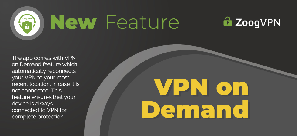ZoogVPN - VPN On demand